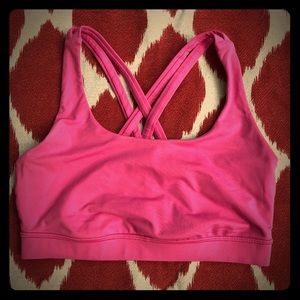 Lululemon Pink Energy Bra - Size 6